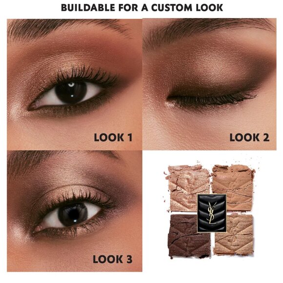 YSL Yves Saint Laurent Couture Mini Clutch High Intensity Pigments 710 Over Brun - Picture 2 of 3